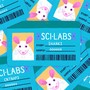 Illustrations of ID cards with pictures of mice