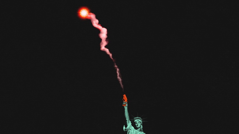 An illustration of the Statue of Liberty