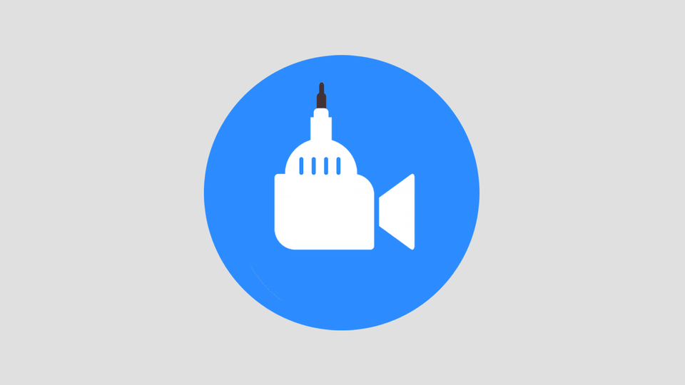 The bizarre offspring of the Capitol building and the Zoom logo