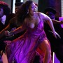 Rihanna performs the Gwara Gwara dance for "Wild Thoughts" at the Grammys