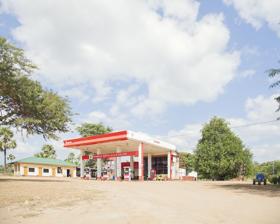 Craig Easton Photos of Colorful Gas Stations of Burma The Atlantic