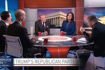 Panelists around the table for the latest episode of Washington Week With The Atlantic