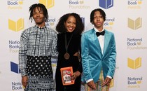 Imani Perry at the National Book Awards with her two sons