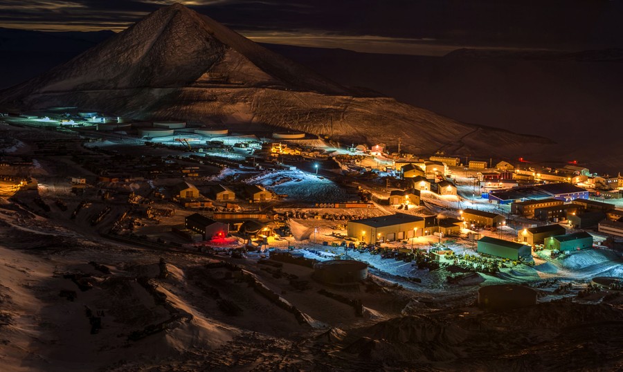 McMurdo Station on Ross Island