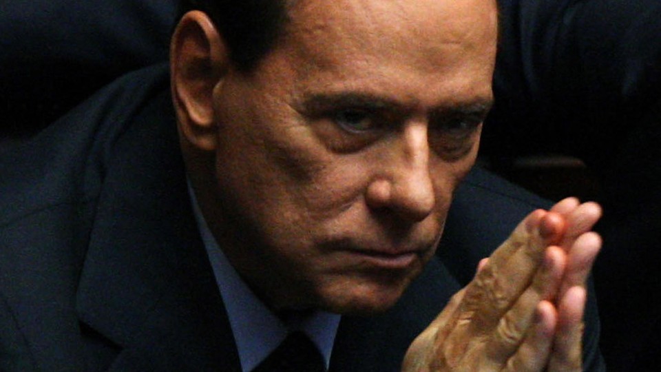 A portrait of Silvio Berlusconi