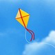 Illustration showing a kite, with a cross