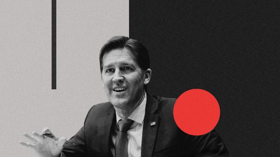 A photo of Senator Ben Sasse within a larger photo illustration