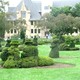 The topiary garden at the Columbus, Ohio, public library
