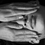 Image of hands on a face