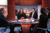 Panelists around the table for Washington Week