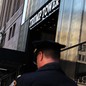 An NYPD officer on duty outside Trump Tower in Manhattan