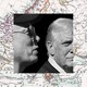 Collage of Elon Musk and Donald Trump superimposed on a vintage map of Europe