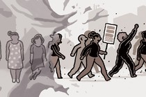illustration of activism 1960s vs 2010s