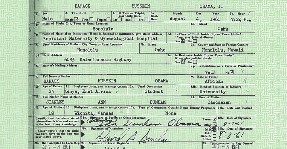 Birtherism And Wiretaps The Atlantic