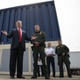 Trump reviews border wall prototypes 