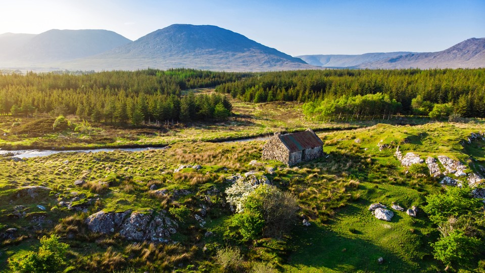 The Connemara region in Ireland