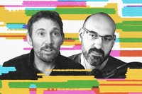 Image of Charlie Warzel side-by-side with Jason Goldman