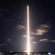 SpaceX's Inspiration4 mission launches over Cape Canaveral, Florida.