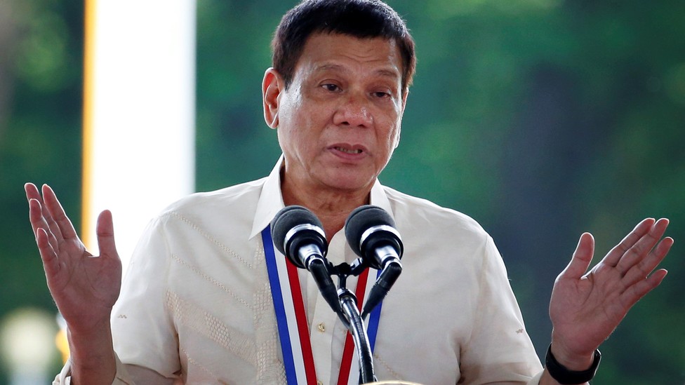 Philippine President Rodrigo Duterte