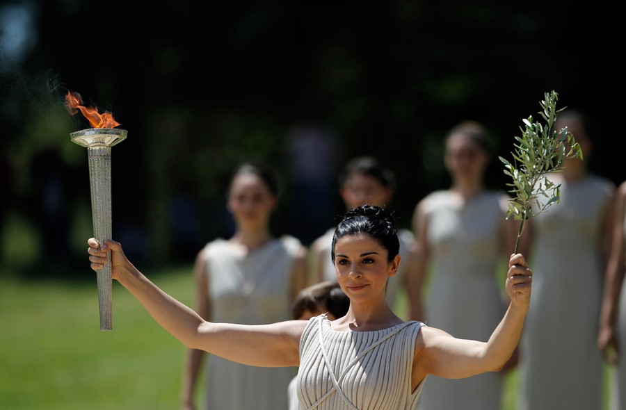 Lighting the 2012 Olympic Flame The Atlantic