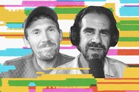 Image of Charlie Warzel side-by-side with Ian Bogost