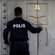 A Turkish police officer stands guard at Saudi Arabia's consulate in Istanbul.