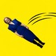 An illustration of British Prime Minister Liz Truss falling over