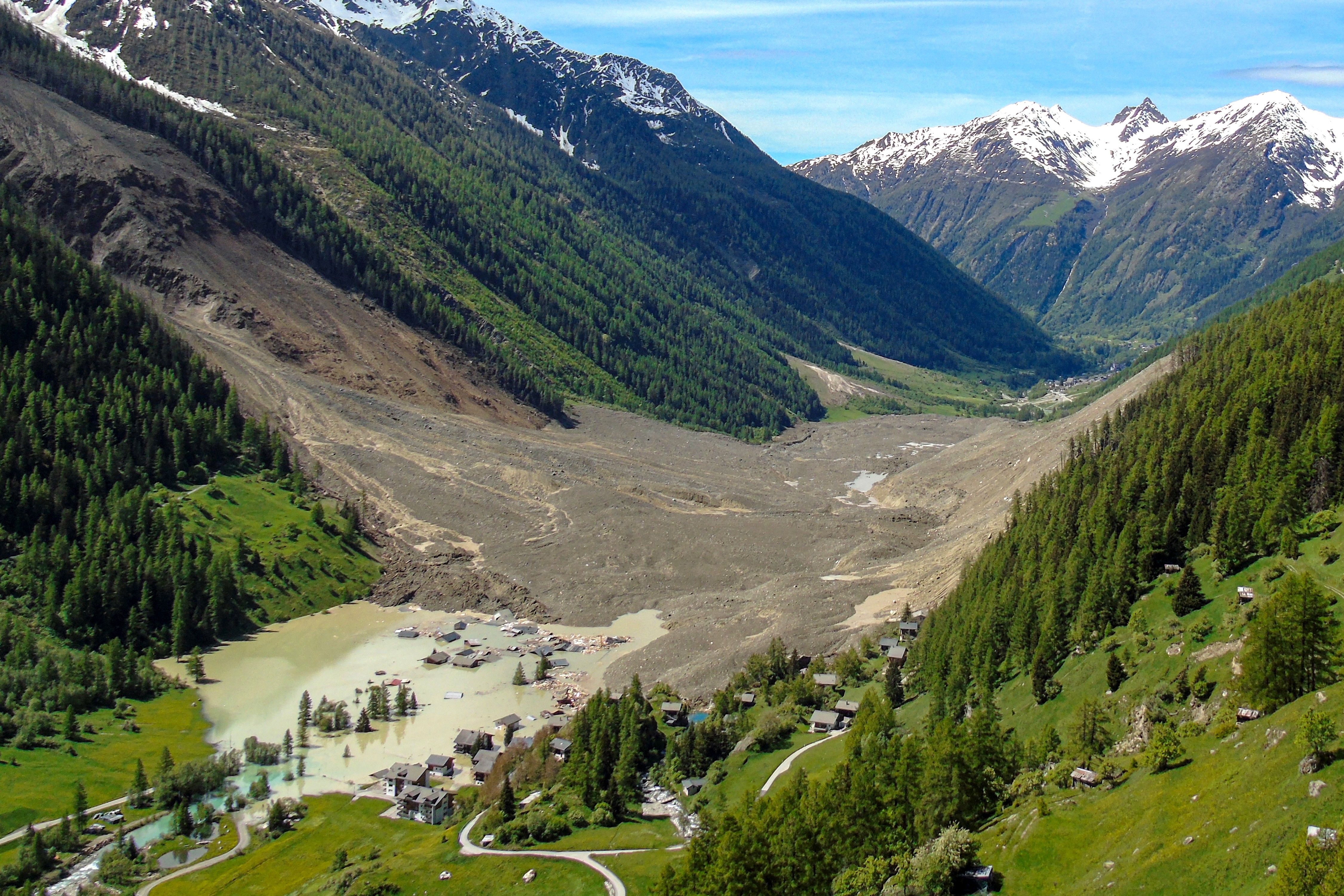 A Swiss Village Destroyed by a Landslide: Scenes from Blatten