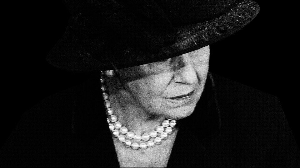 Lady Norma Major attending last Monday’s funeral of Queen Elizabeth II in Westminster Abbey, London