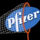 An illustration of the Pfizer logo in a net