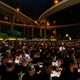 People pay their respect to the late King Bhumibol Adulyadej during a candlelight vigil at Lat Pho Park in Song Khanong, Thailand October 19, 2016.