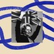 A photograph of Prime Minister Margaret Thatcher, bordered by an illustration