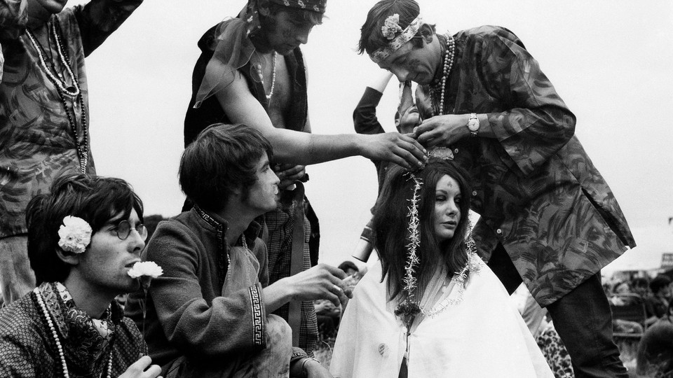 1960s Hippie Family