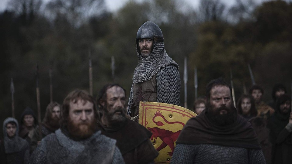 Chris Pine in 'Outlaw King'