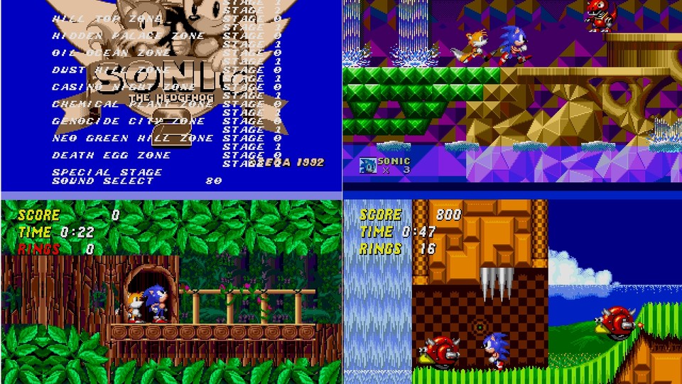 sonic 2 HD - online puzzle