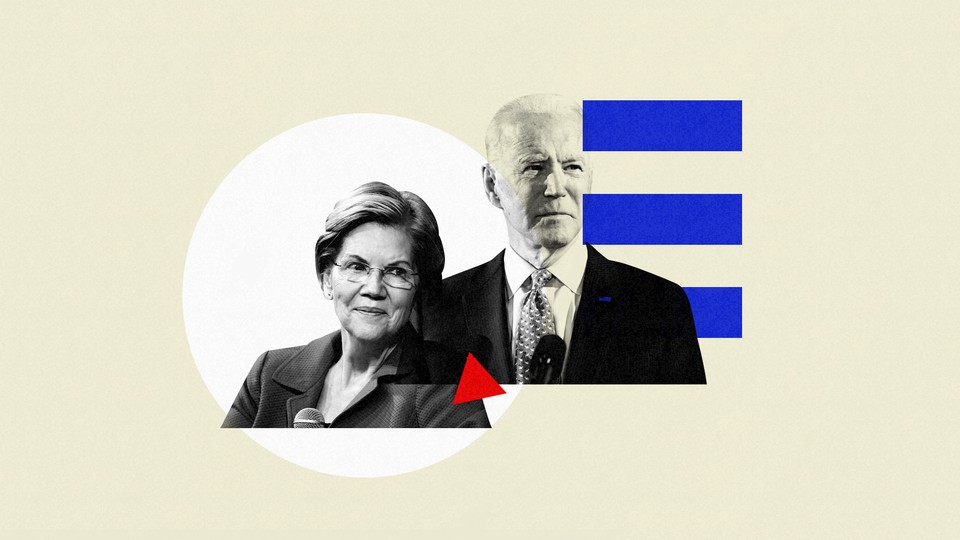 Elizabeth Warren and Joe Biden