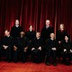 The Supreme Court justices sitting for a photo