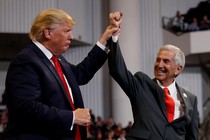 President Donald Trump and Eddie Rispone