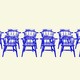 An illustration of chairs