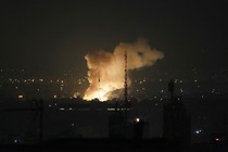 Smoke rises over Tehran