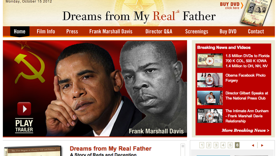 Ann Dunham Porn Star - Profiles in October Surprise: Obama's 'Real' Dad - The Atlantic