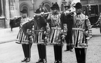 Royal trumpeters in 1930s England
