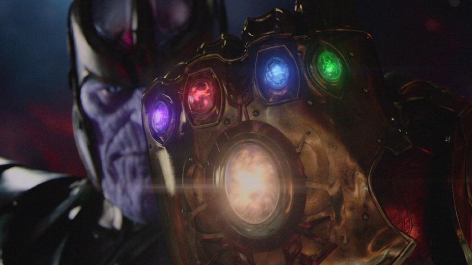 A still of Thanos (Josh Brolin), the chief villain of the Marvel Cinematic Universe
