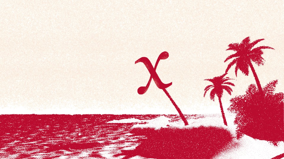 Palm trees by water with an algebra X for a tree