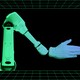 Illustration of a white robotic arm