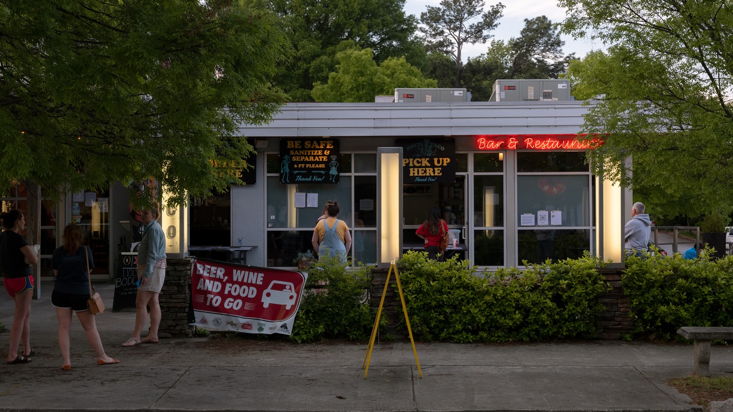 The Wing Bar, open for carry out on Flat Shoals Ave in East Atlanta Village