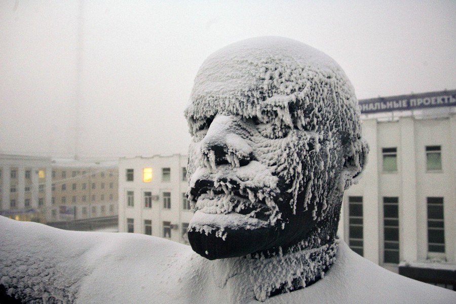 russe soviétique URSS Fonde Vladimir Lénine Pierre Buste Statue Sculpture 18 cm Noir