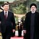 Chinese leader Xi Jinping with Iranian leader Ebrahim Raisi