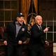 Jason Sudeikis and James Austin Johnson as Joe Biden on "SNL"