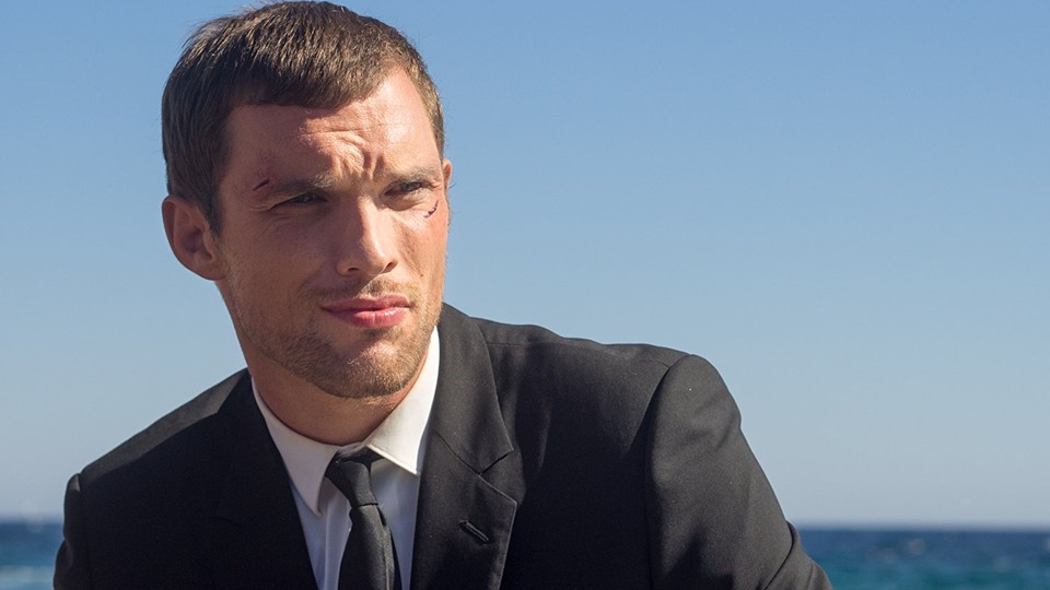 The actor Ed Skrein in a still from the film 'The Transporter Refueled'